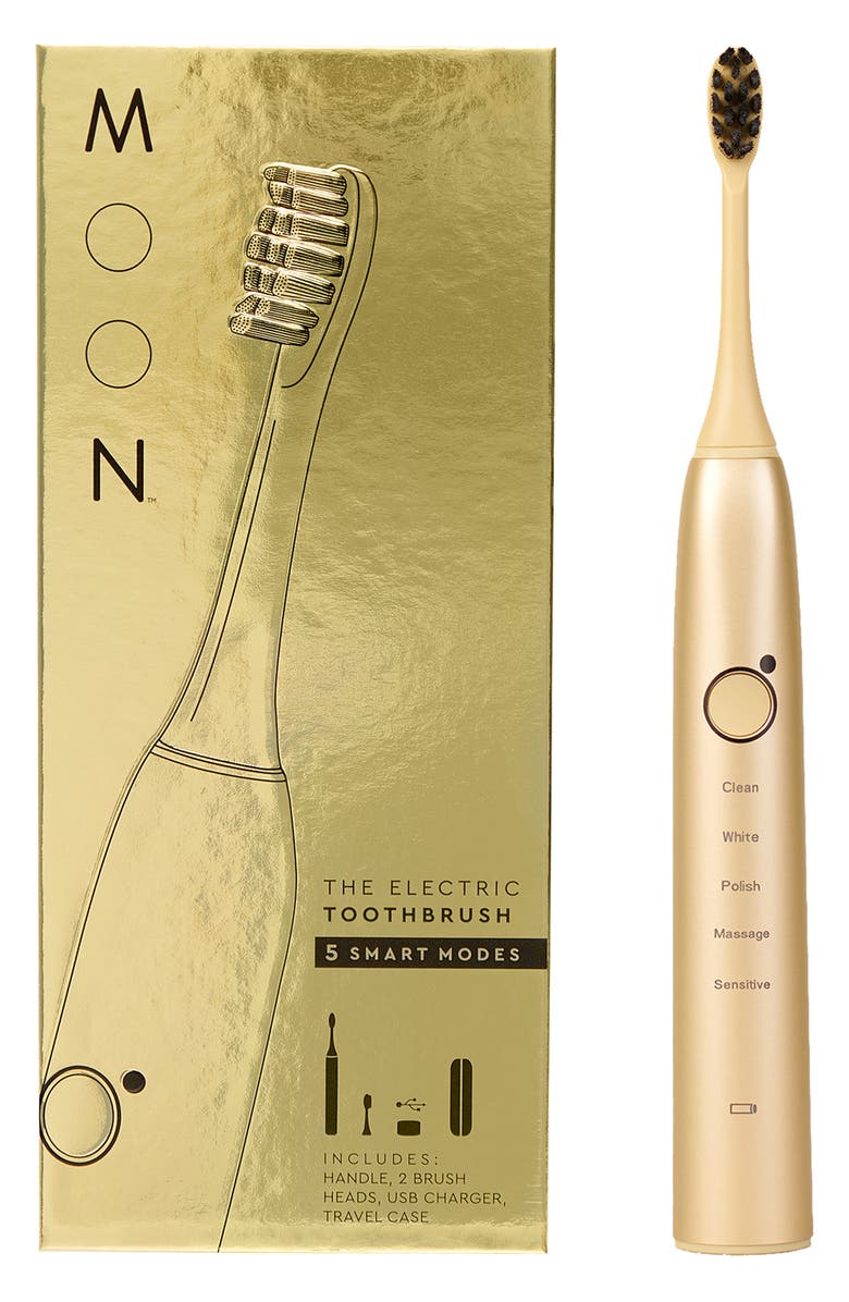 MOON The Gold Electric Toothbrush, Main, color, Gold