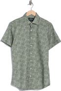 Rodd & Gunn Brooklyn Short Sleeve Cotton & Line Blend Button-Up Shirt