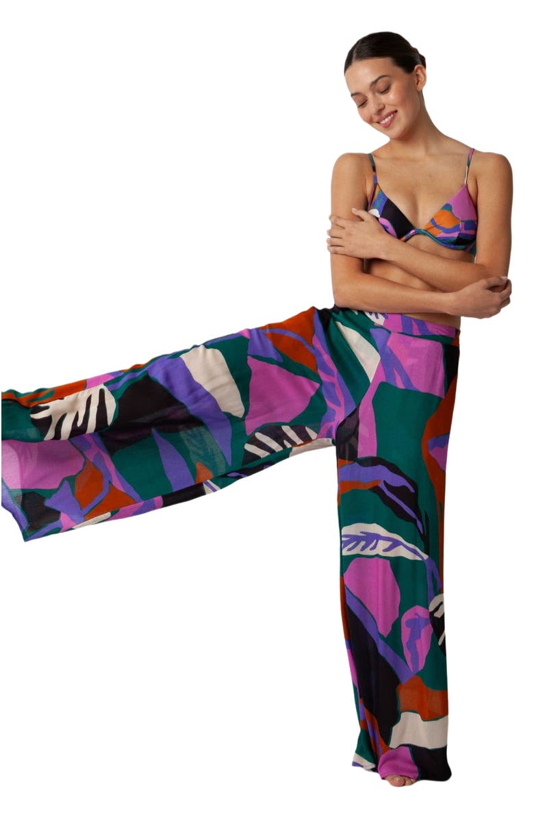 Villa Fresca Serena Cover-up Pant, Alternate, color, Lush