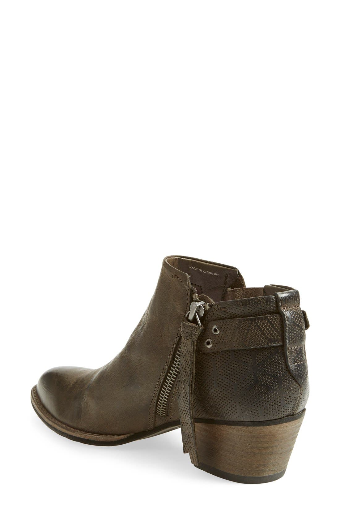'Sierra' Bootie, Alternate, color, DARK GREY LEATHER