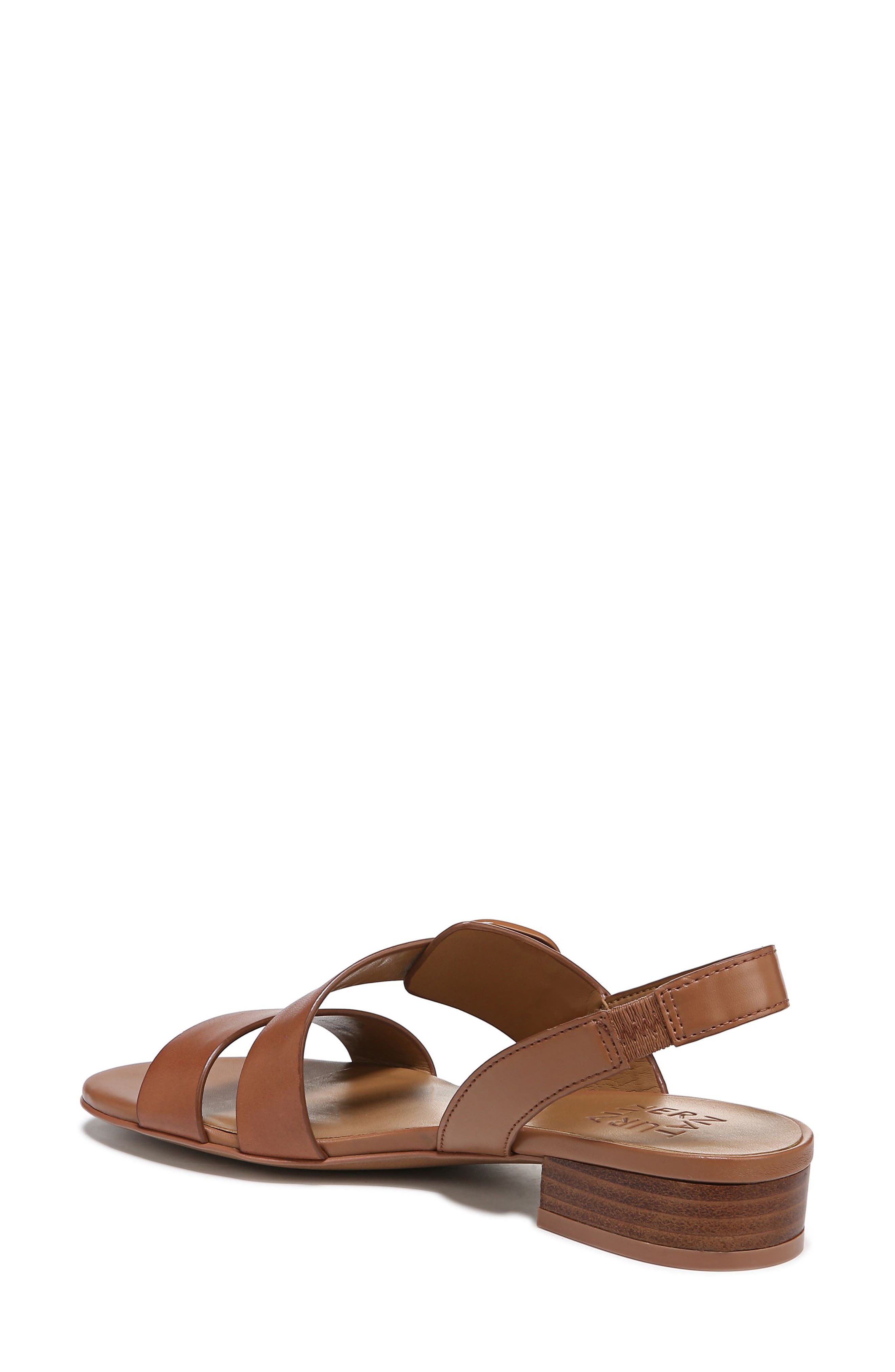 Meesha Strappy Sandal, Alternate, color, ENGLISH TEA BROWN LEATHER
