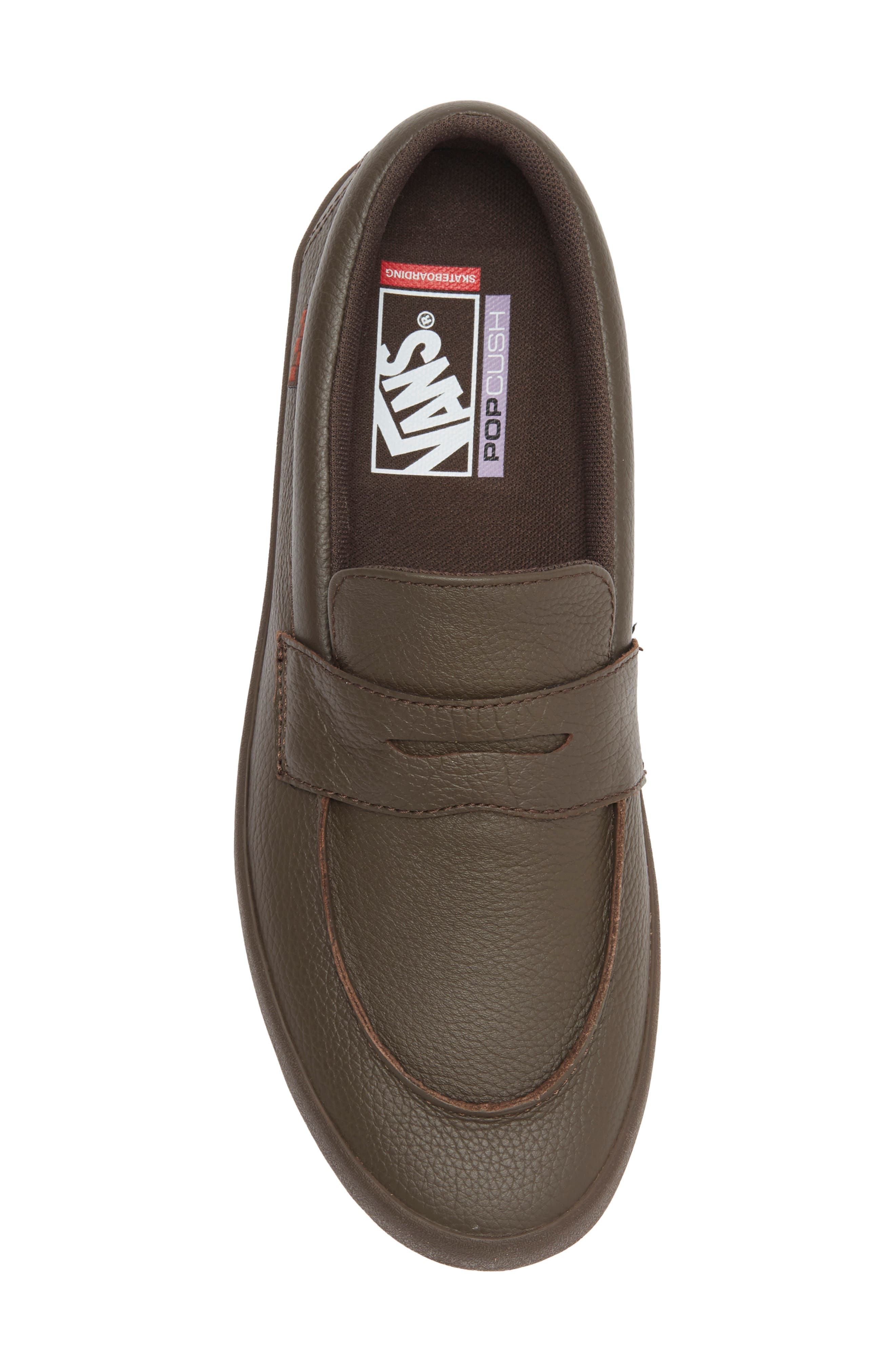 Skate Loafer, Alternate, color, RUST BRONZE