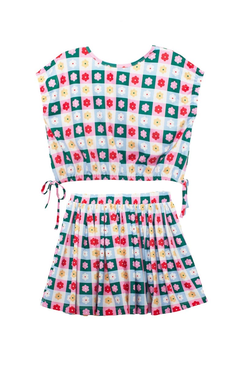 Mabel + Honey Flower Pops Cap Sleeve Two Piece Set, Alternate, color, Pink