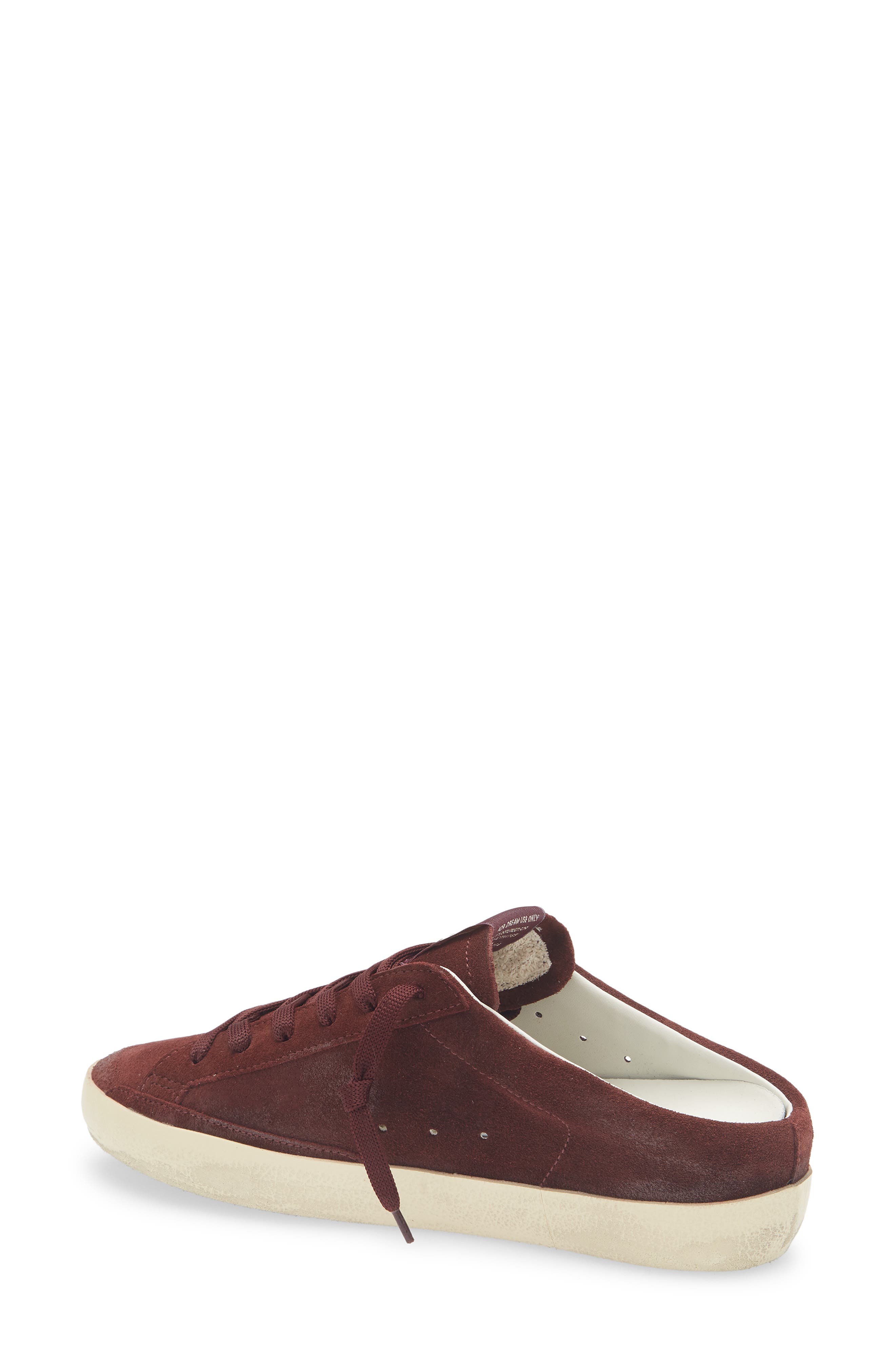 Golden Goose Super-Star Sabot Mule Sneaker, Alternate, color, Burgundy