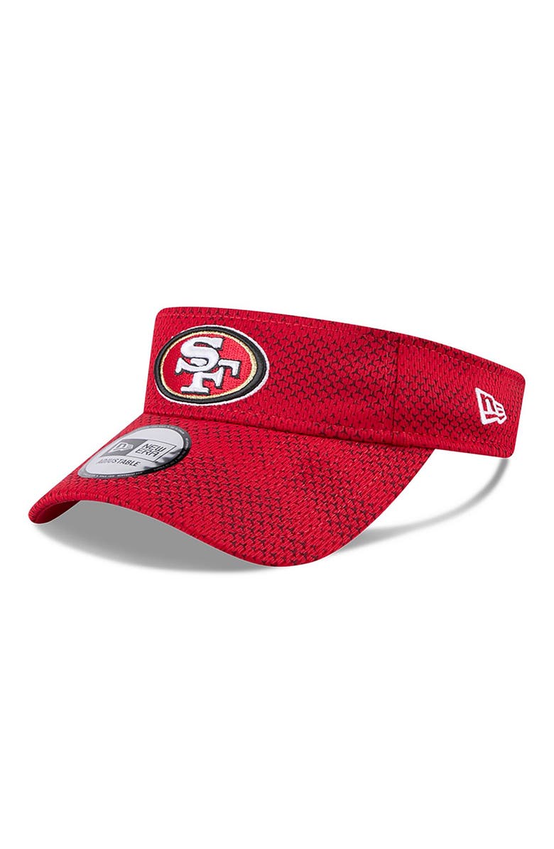 New Era Men's New Era Scarlet San Francisco 49ers 2024 Sideline Visor, Main, color, Scarlet