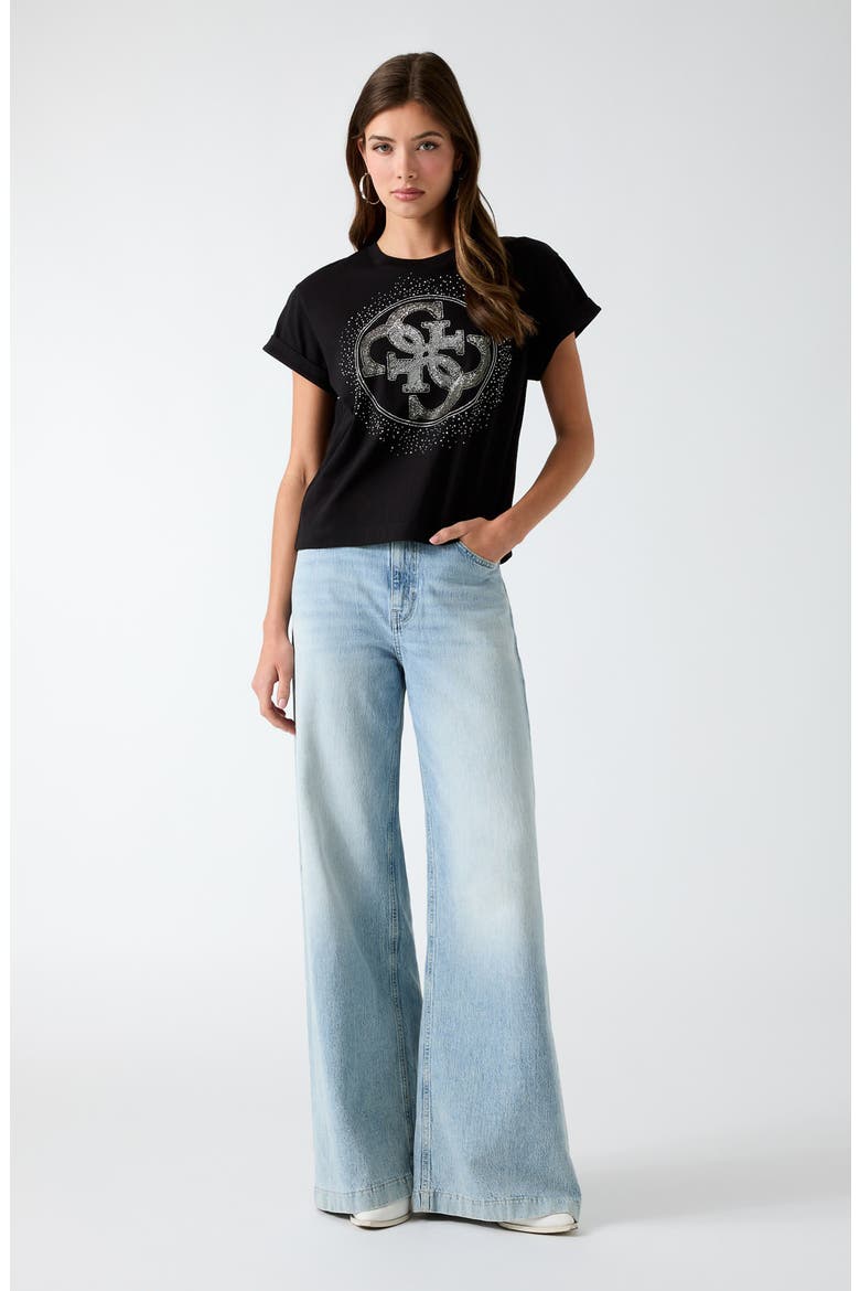 Hotfix Logo Graphic T-Shirt, Alternate, color, JET BLACK