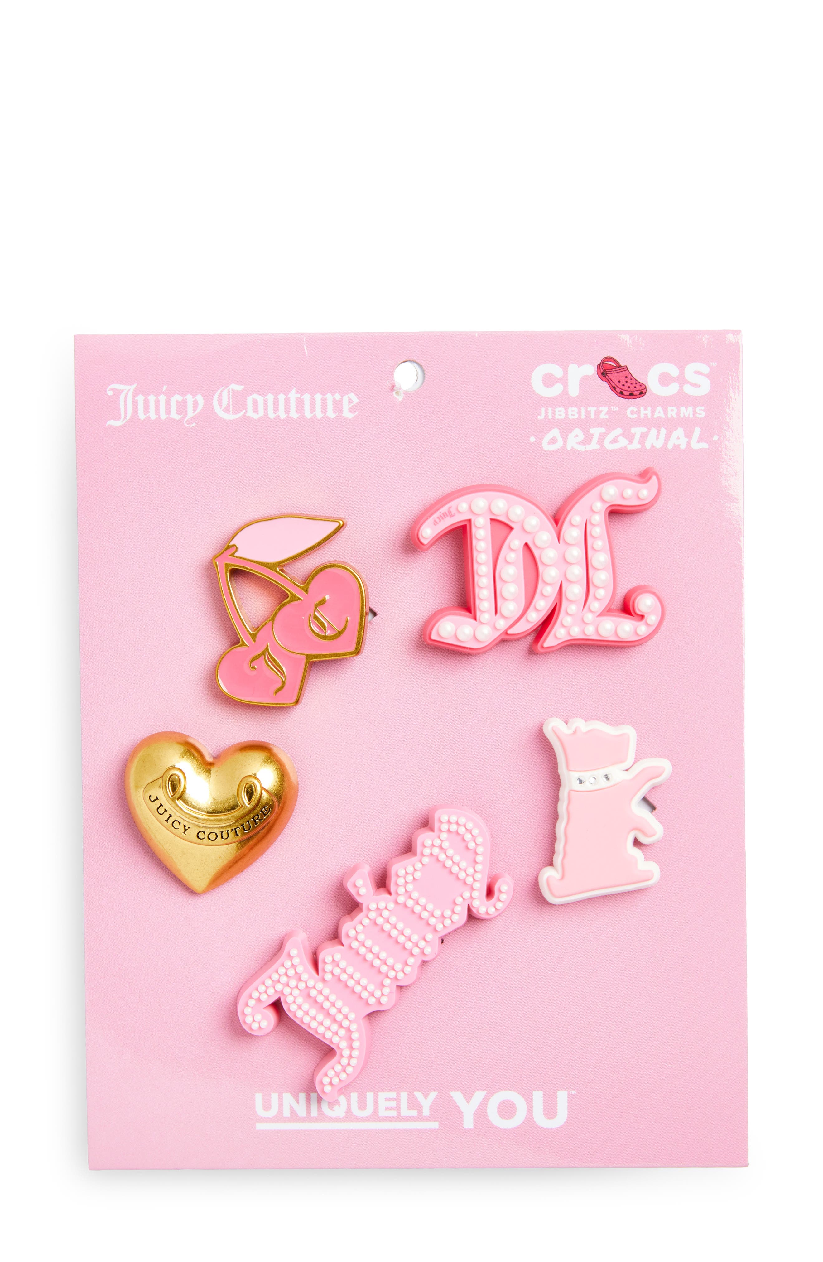 CROCS x Juicy Couture 5-Pack Jibbitz Shoe Charms, Main, color, 