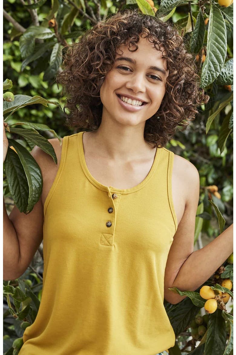 Piru Henley Tank, Alternate, color, Pollen