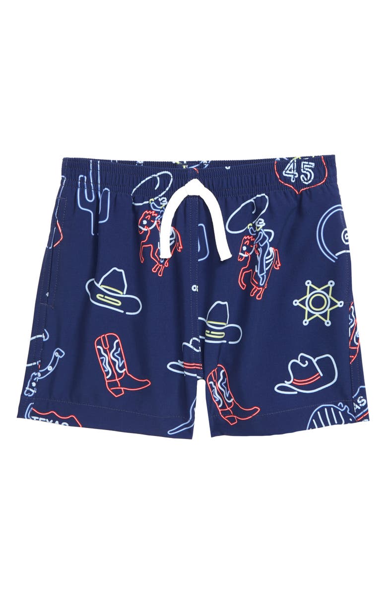 Chubbies Texas Neon Lights Swim Trunks, Main, color,
