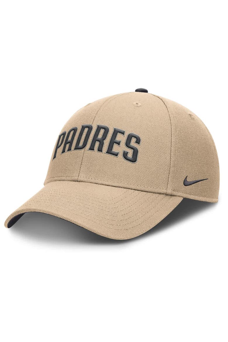 Men's Nike Khaki San Diego Padres Rise Adjustable Hat, Alternate, color, Khaki