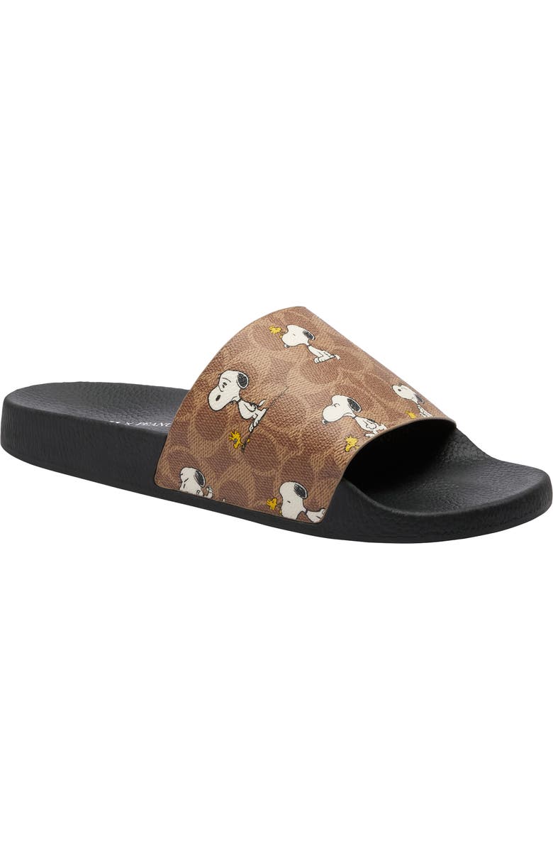 COACH x Peanuts Signature Slide Sandal, Main, color,