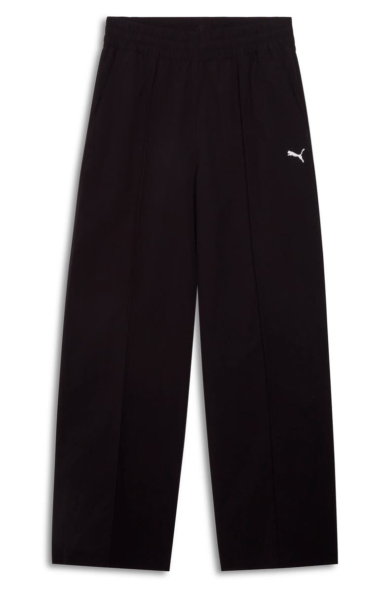 PUMA Essential Pintuck Pants, Alternate, color, Puma Black