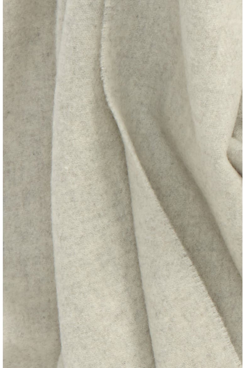 Solid Merino Wool Scarf, Alternate, color, HEATHER GREY