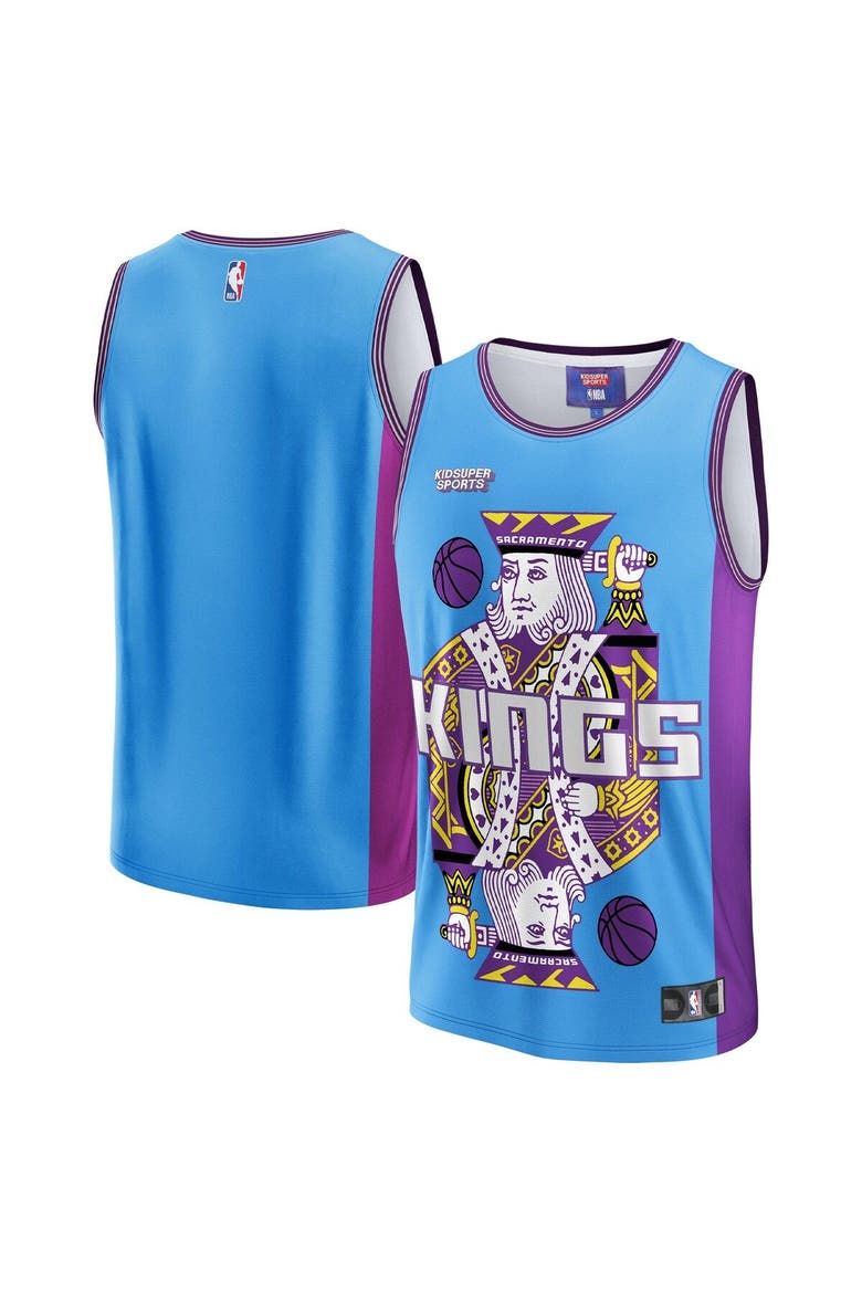 Unisex NBA & KidSuper Studios by Fanatics Blue Sacramento Kings Hometown Jersey, Main, color, Blue
