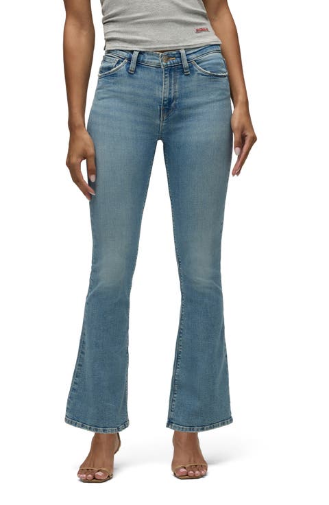 Nico Mid Rise Bootcut Jeans (Butterfly)