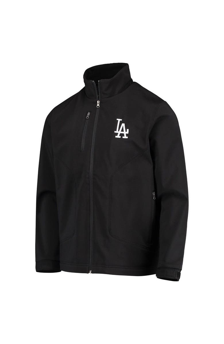 G-III SPORTS BY CARL BANKS Men's G-III Sports by Carl Banks Black Los Angeles Dodgers Strong Side Full-Zip Jacket, Alternate, color, 