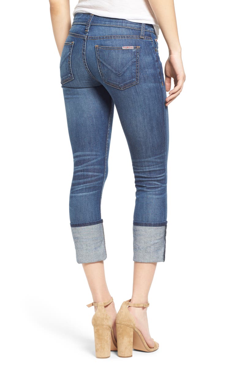 Hudson Jeans 'Muse' Cuff Crop Jeans, Alternate, color, 