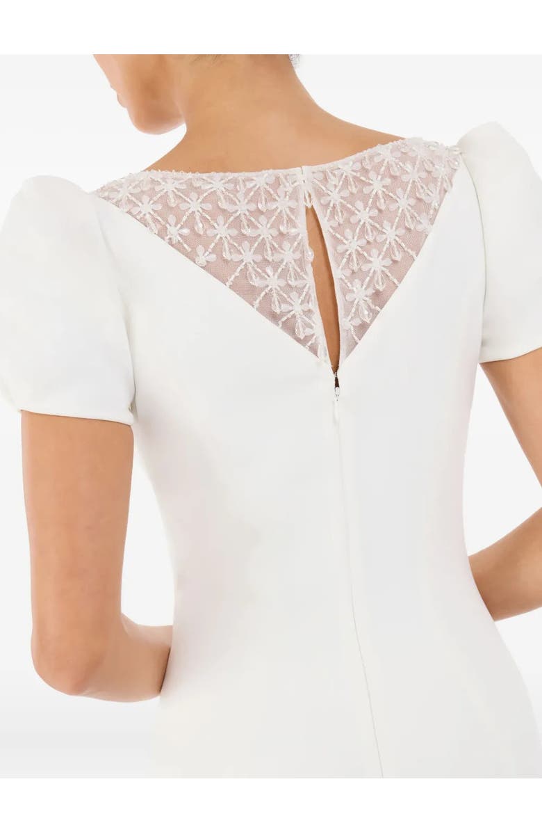 Jenny Packham Empress puff-sleeve crystal-embellished maxi dress, Alternate, color, Ivory