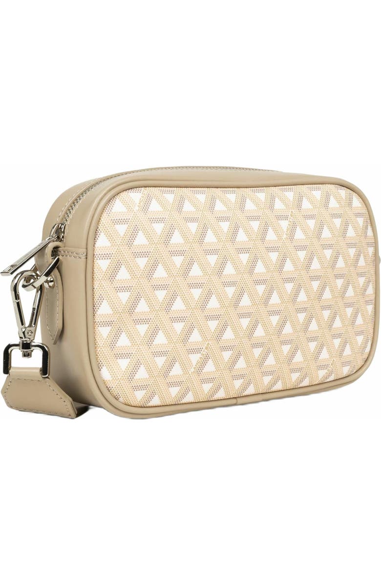 Lancaster Zipped Crossbody Bag Ikon IT, Alternate, color, Beige