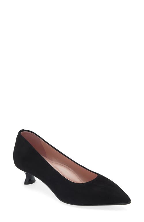 Naot Romy Pointed Toe Pump in Black Classic Suede 