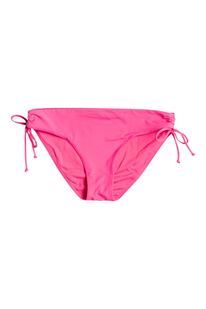 Beach Classics Side Tie Hipster Bikini Bottoms, Alternate, color, SHOCKING PINK