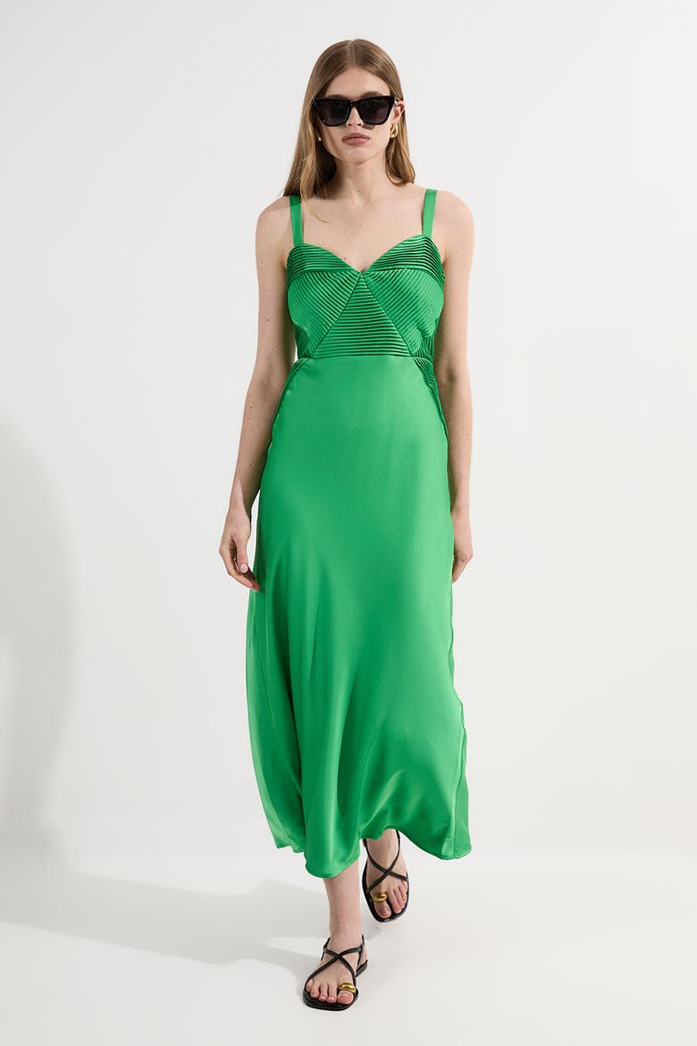 Thin Strap Maxi Dress, Main, color, Bright Green