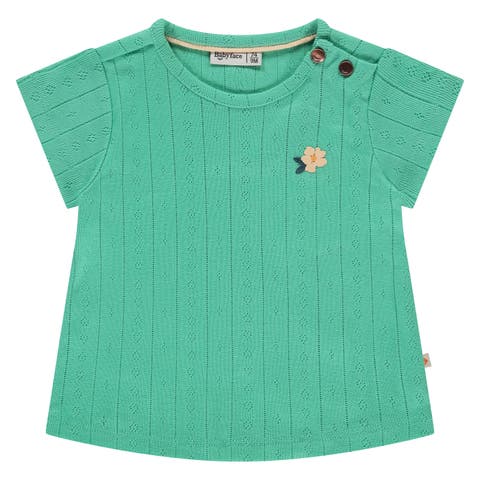 Pointelle Short Sleeve Top (Baby)