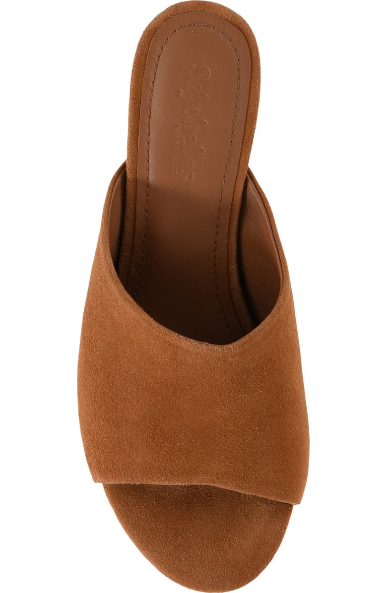 Seychelles Isn't She Lovely Wedge Slide Sandal, Alternate, color, Tan