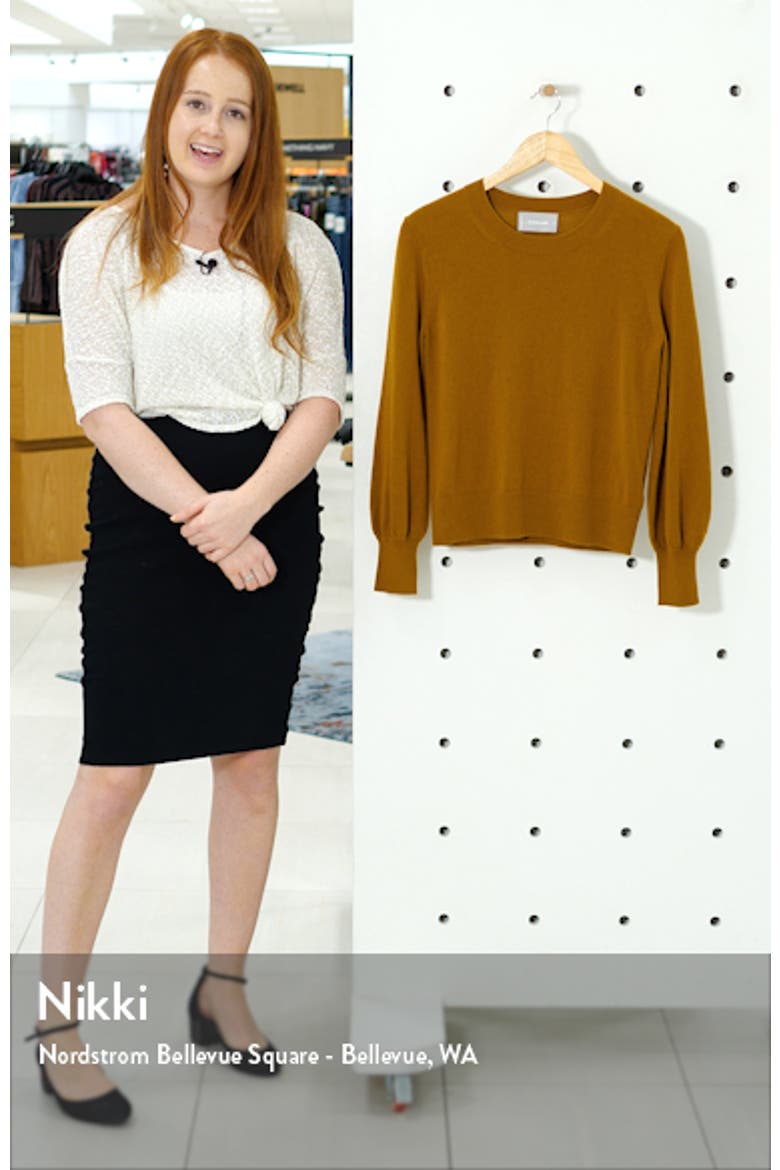 The Cashmere Lantern Sweater video