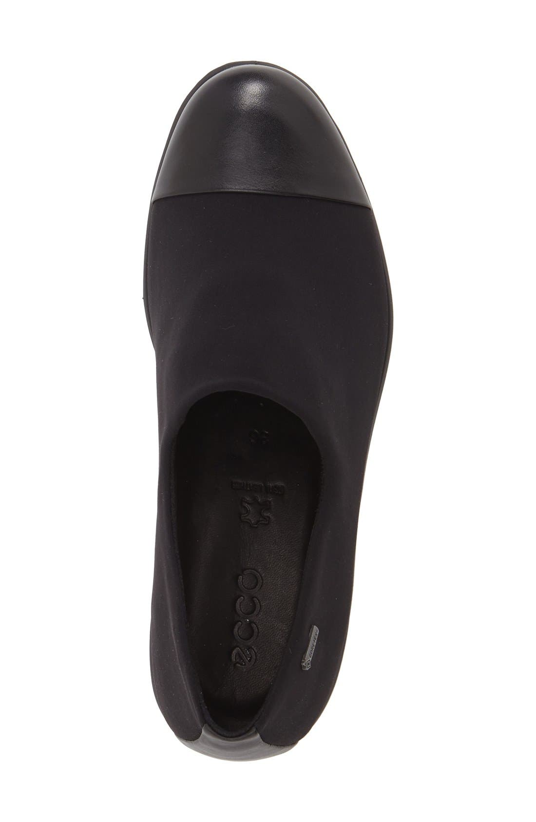 ECCO 'Felicia GTX' Waterproof Wedge Loafer, Alternate, color, 