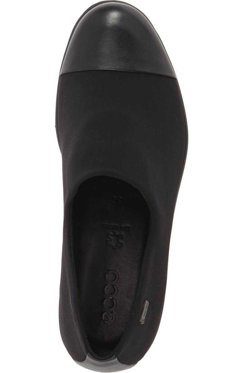 ECCO 'Felicia GTX' Waterproof Wedge Loafer, Alternate, color,
