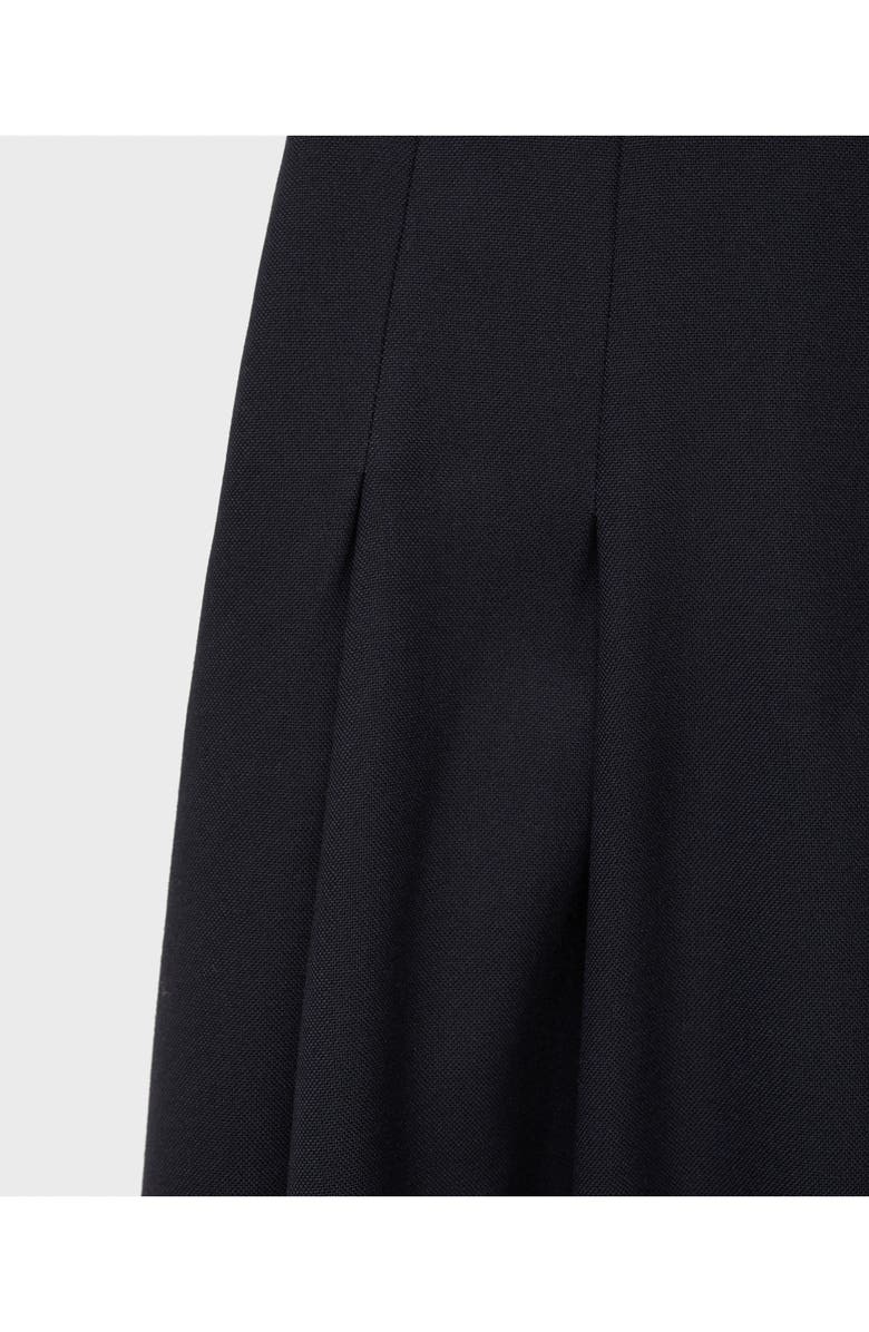 MANGO Pleated Detail Flared Skirt, Alternate, color, 