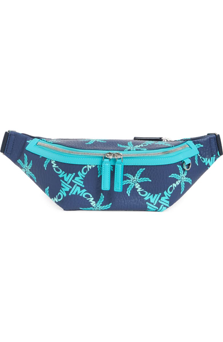 MCM Fursten Logo Beach Belt Bag, Main, color, Ceramic