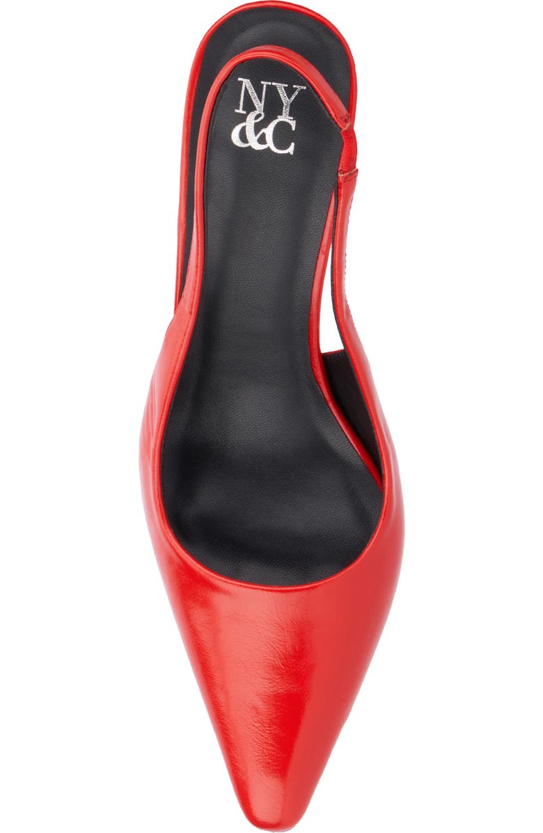 NEW YORK AND COMPANY Theresa Slingback Pump, Alternate, color, Red