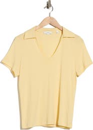 Vince Short Sleeve Pima Cotton Polo