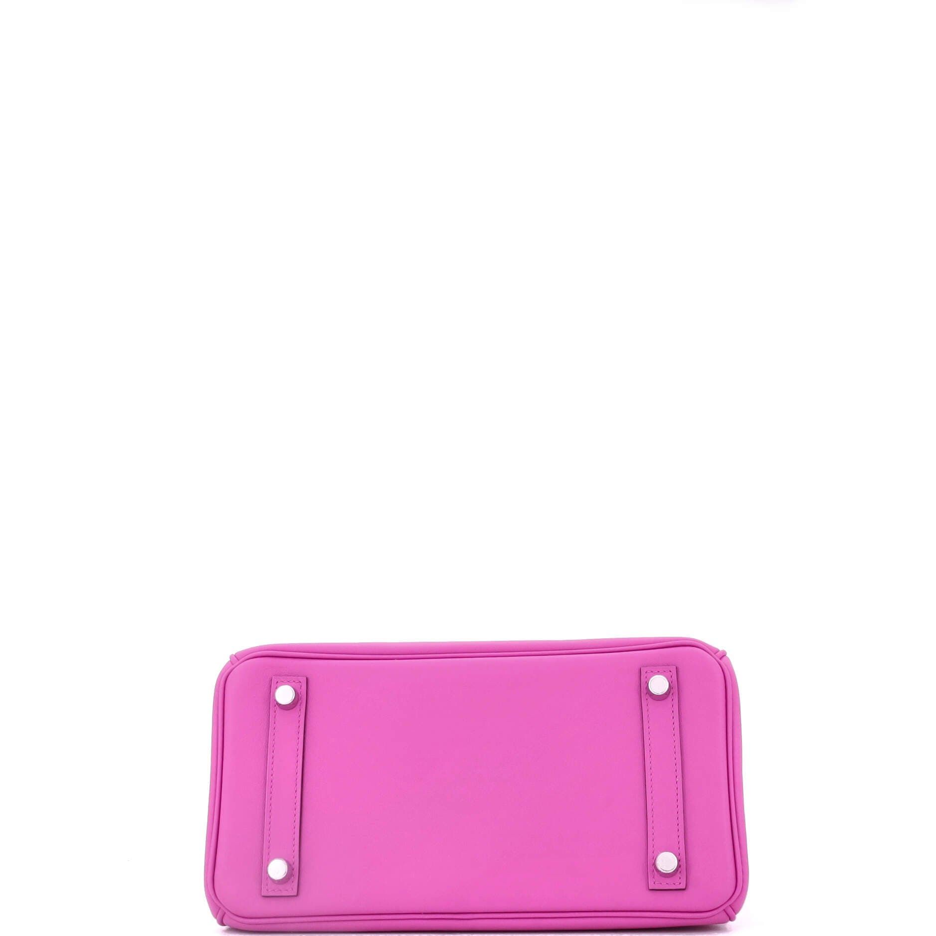 Pre-Owned Hermes Birkin Handbag Pink Swift with Palladium Hardware 25, Alternate, color, 