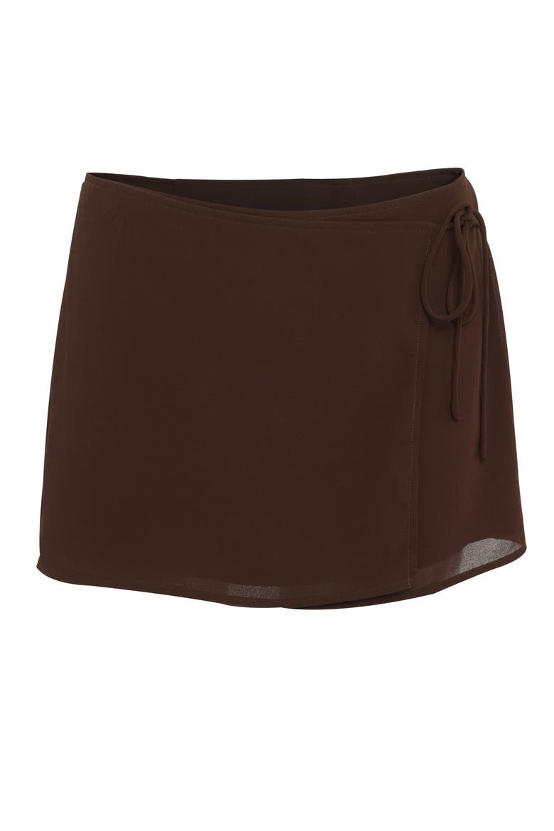 Victoria Mini Skirt, Alternate, color, Chocolate