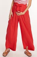 Cache Coeur Sahel Smocked Twill Maternity Pants