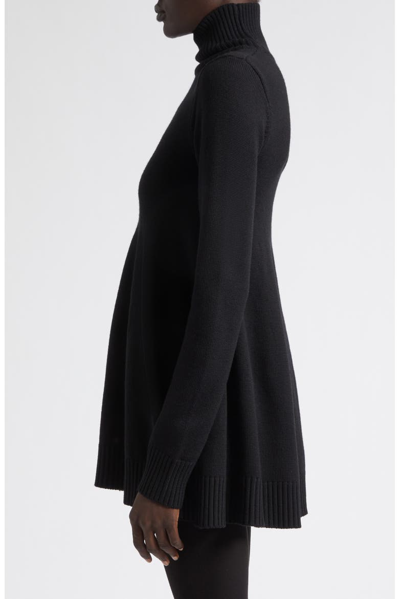 Wool Blend Turtleneck Sweater, Alternate, color, BLACK