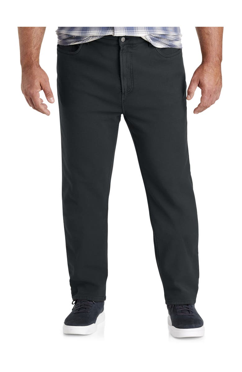 Faherty Big & Tall Stretch Terry 5-Pocket Pants, Main, color, Onyx Black