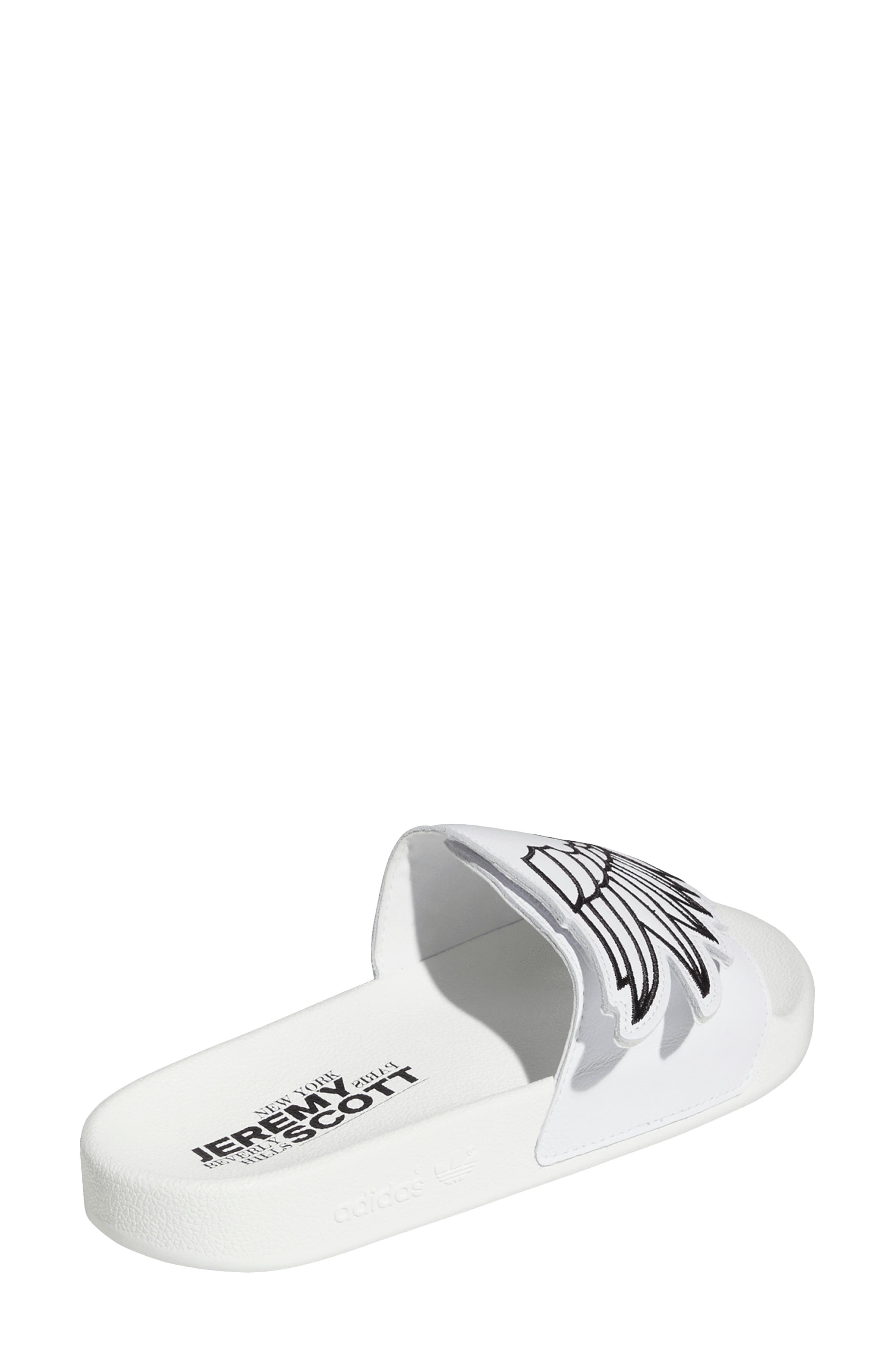 adidas x Jeremy Scott Adilette Slide Sandal, Alternate, color, 