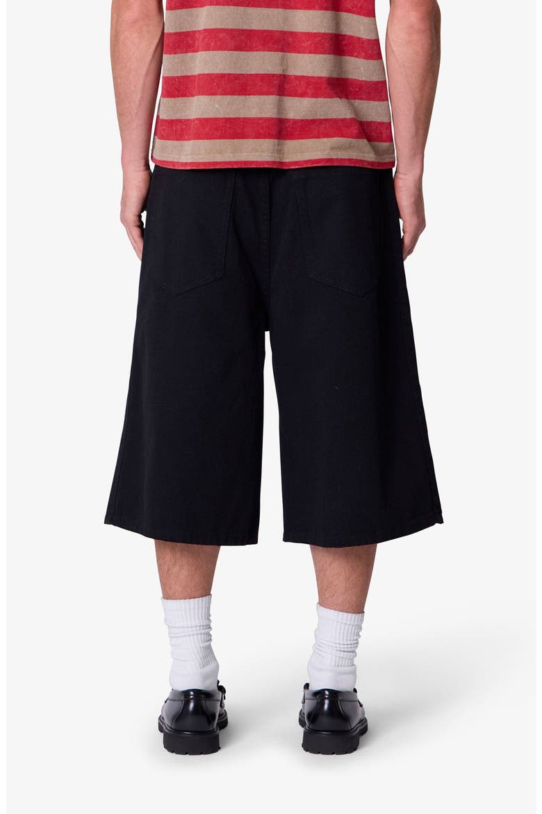Ultra Baggy Paneled Chino Shorts, Alternate, color, BLACK