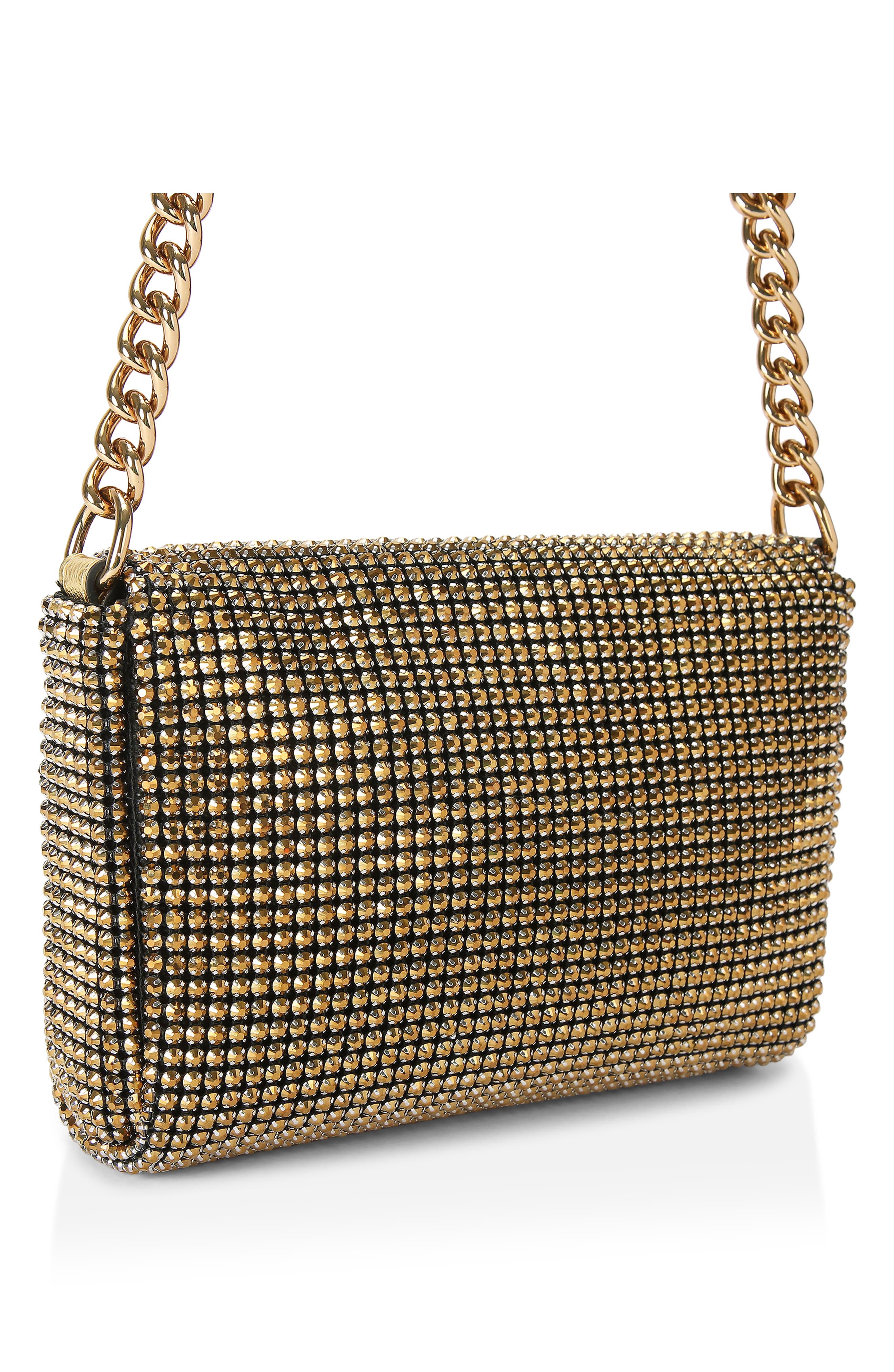 Kurt Geiger London Small Party Shoulder Bag, Alternate, color, Gold