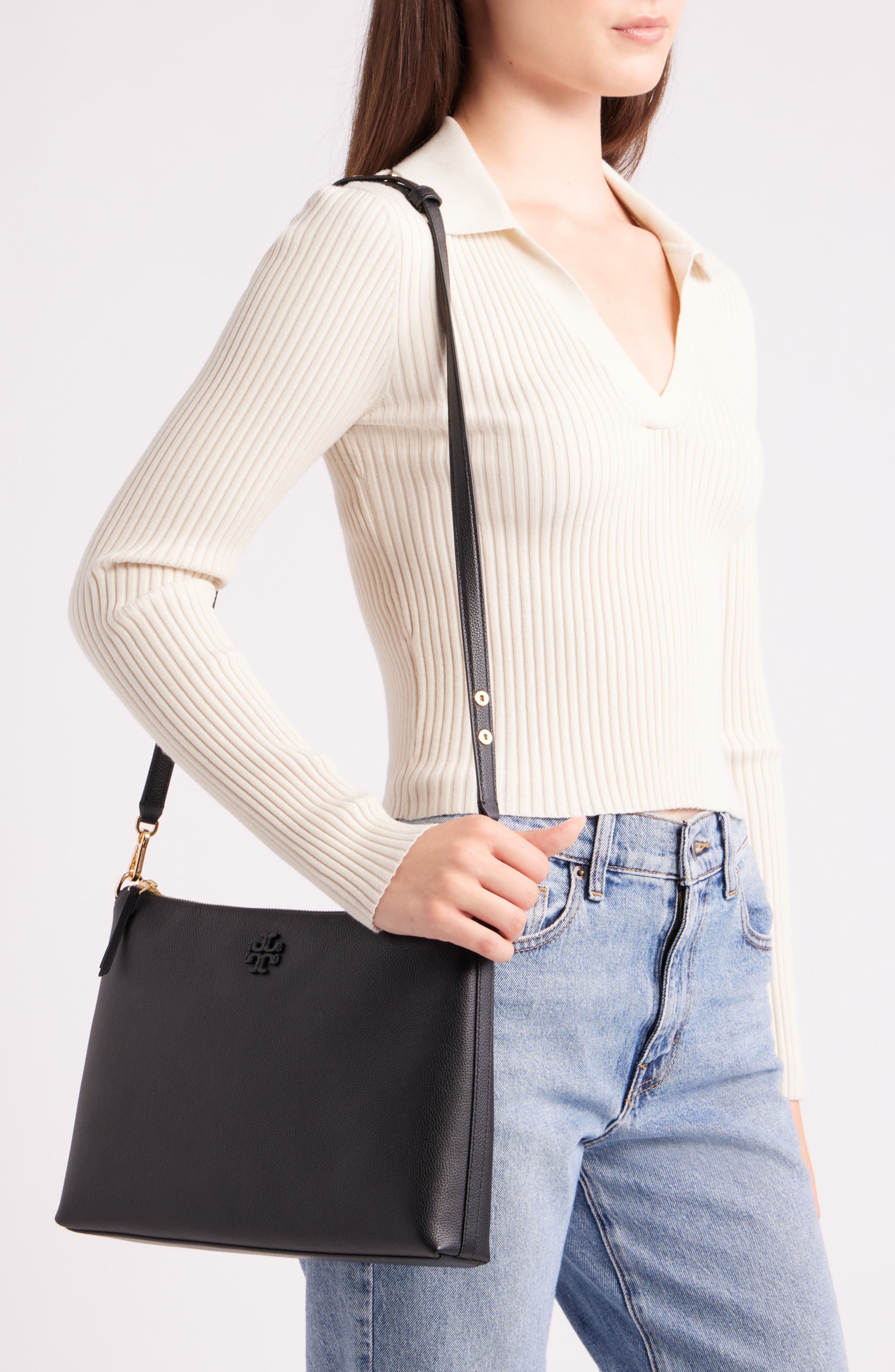 Limited Edition Convertible Crossbody Bag, Alternate, color, BLACK