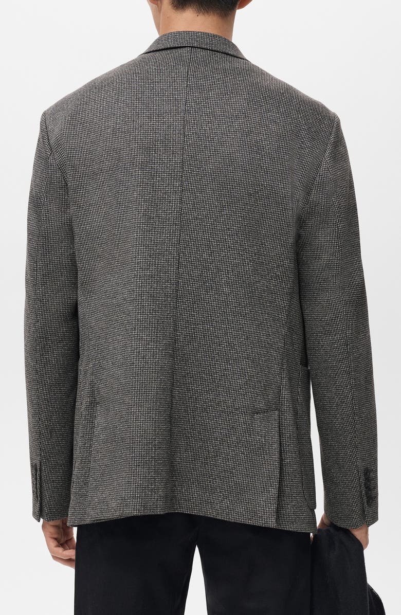 MANGO Slim Fit Blazer, Alternate, color, Medium Heather Grey