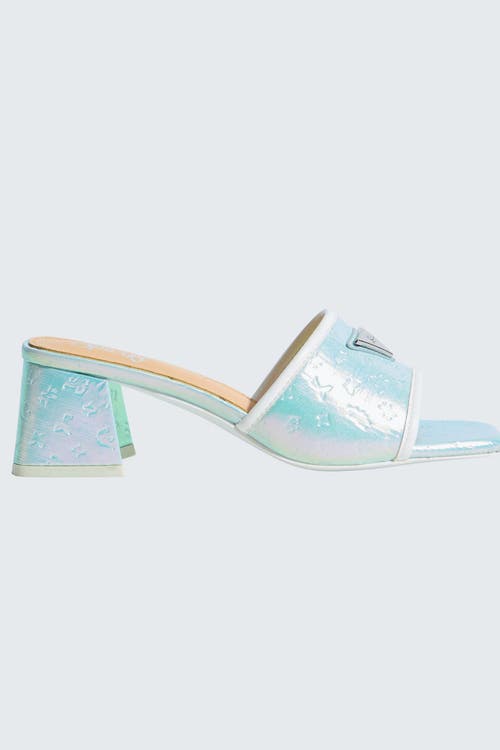 Sparkl Monogram Heel In Blue