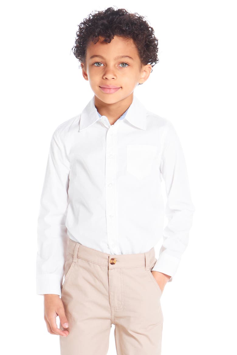 Button-Up Long Sleeve Bodysuit, Alternate, color, NATURAL