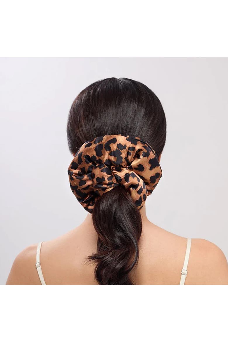 Silk Padded Scrunchie, Alternate, color, Wild Things