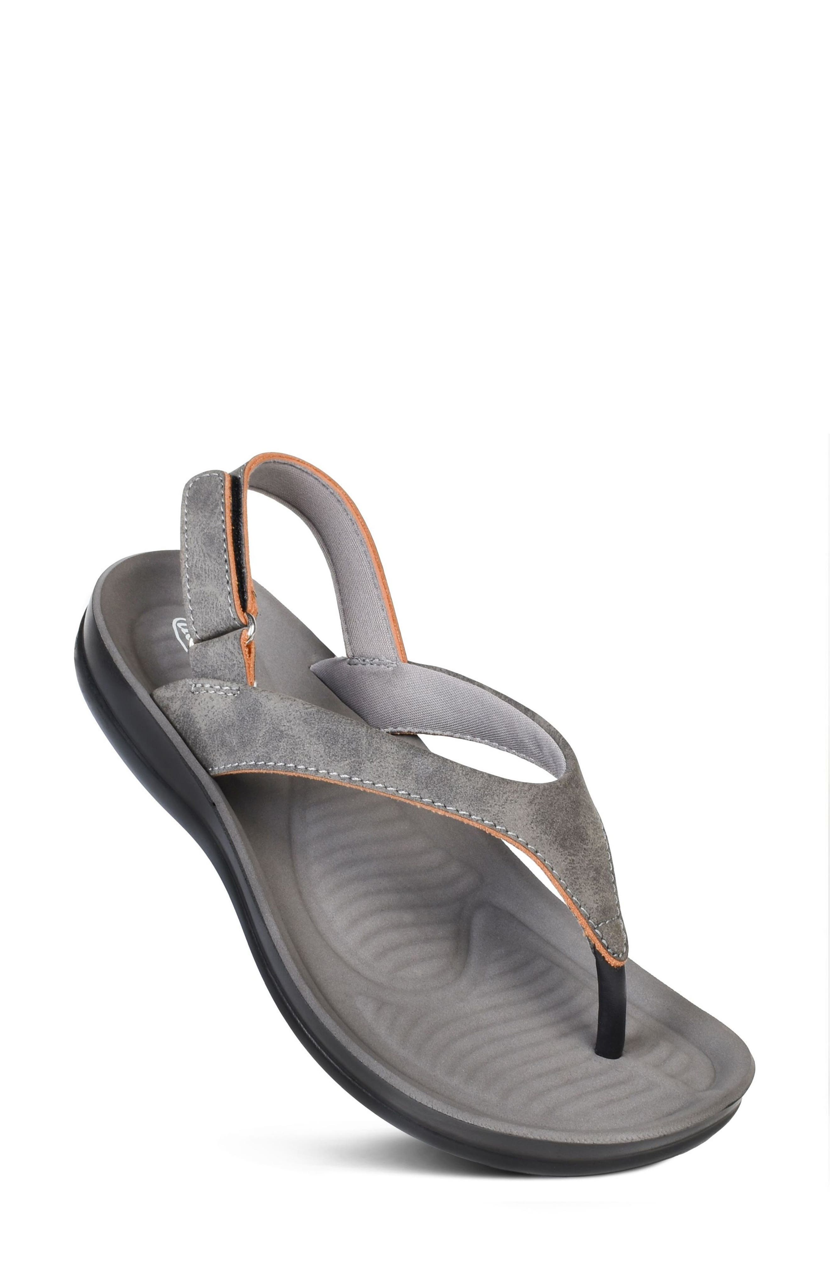 AEROTHOTIC Verra Sandal, Alternate, color, Grey