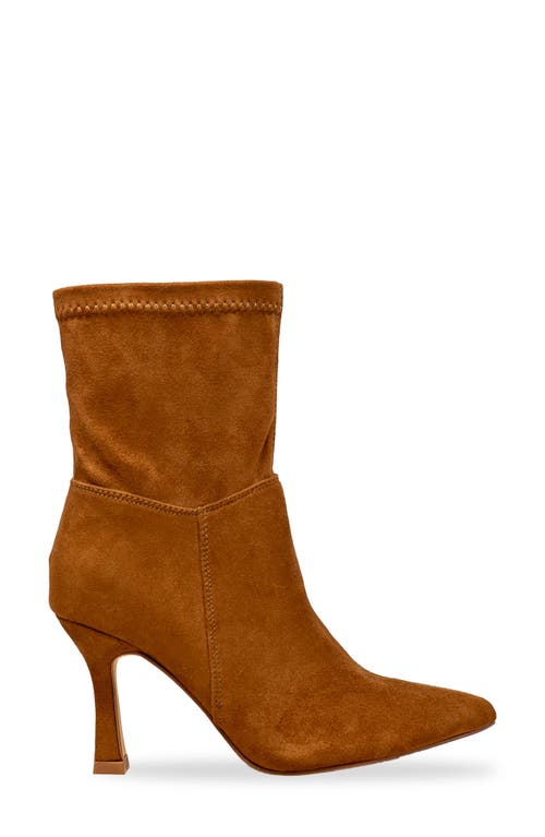 Chase & Chloe Chase And Chloe Pointed Toe Leather Bootie In Multi